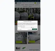 Kleine Seitenvorschau von tankhandel.de