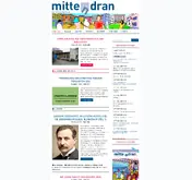 Kleine Seitenvorschau von mittendran.de