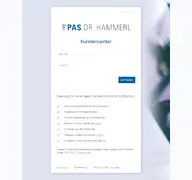 Kleine Seitenvorschau von login.pas-hammerl.de