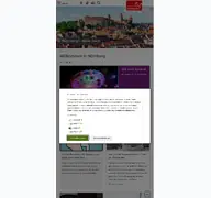 Kleine Seitenvorschau von nuernberg.de
