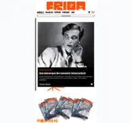 Kleine Seitenvorschau von fridamagazin.ch