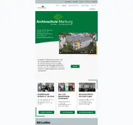 Kleine Seitenvorschau von archivschule.de