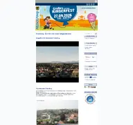 Kleine Seitenvorschau von fridolfing.de