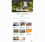 Kleine Seitenvorschau von stuttgart.de
