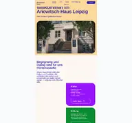 Kleine Seitenvorschau von ariowitschhaus.de