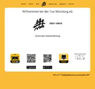 Kleine Seitenvorschau von taxi-wuerzburg.de
