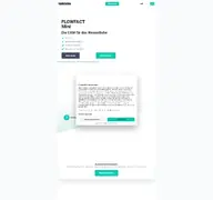 Kleine Seitenvorschau von flowfact.de