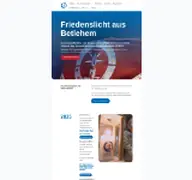 Kleine Seitenvorschau von friedenslicht.de