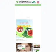 Kleine Seitenvorschau von friedensschulehamm.de