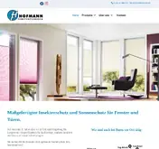 Kleine Seitenvorschau von hofmann-fensterzubehoer.de