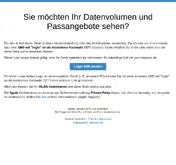 Kleine Seitenvorschau von datapass.de