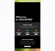 Kleine Seitenvorschau von golfkind.de