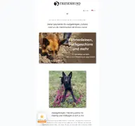 Kleine Seitenvorschau von friesenhund.de