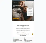 Kleine Seitenvorschau von aufwaerts-familienhilfe.de