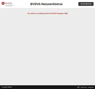 Kleine Seitenvorschau von netzwerkboerse.bvdva-kongress.de