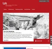Kleine Seitenvorschau von lpb-bw.de