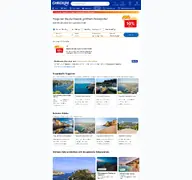 Kleine Seitenvorschau von flug.check24.de