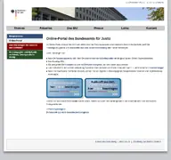 Kleine Seitenvorschau von fuehrungszeugnis.bund.de
