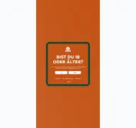Kleine Seitenvorschau von jagermeister.com