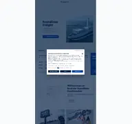 Kleine Seitenvorschau von freight.scandlines.de