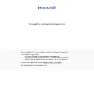 Kleine Seitenvorschau von monster.de