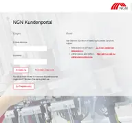 Kleine Seitenvorschau von kundenportal.ngn-mbh.de