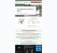 Kleine Seitenvorschau von allgemeinmedizineilbek.de