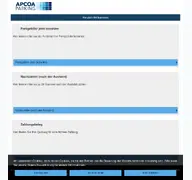 Kleine Seitenvorschau von scanpay.apcoa.de