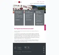 Kleine Seitenvorschau von tag-der-geschichtswissenschaft.de