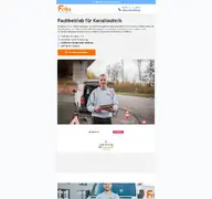Kleine Seitenvorschau von fritz-rohrreinigung.de
