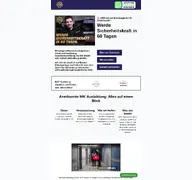 Kleine Seitenvorschau von weiterbildung-sicherheit.de