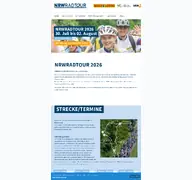 Kleine Seitenvorschau von nrw-radtour.de