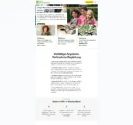 Kleine Seitenvorschau von sos-kinderdorf.de