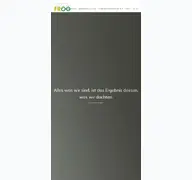 Kleine Seitenvorschau von frog-bielefeld.de