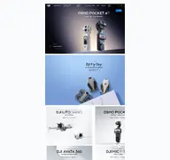 Kleine Seitenvorschau von dji.com
