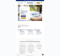 Kleine Seitenvorschau von frontida.de