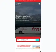 Kleine Seitenvorschau von frosch-busreisen.de