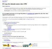 Kleine Seitenvorschau von eu.org