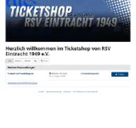 Kleine Seitenvorschau von rsv-eintracht1949.vereinsticket.de