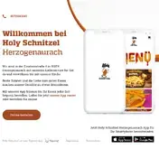 Kleine Seitenvorschau von holy-schnitzel.de