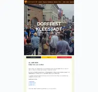 Kleine Seitenvorschau von dorffest.kleestadt-aktiv.de