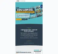 Kleine Seitenvorschau von cdu-leipzig.de