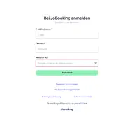 Kleine Seitenvorschau von app.jobooking.de