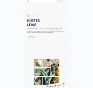 Kleine Seitenvorschau von kuestenleine.de