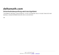 Kleine Seitenvorschau von deltamath.com