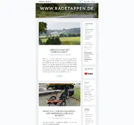 Kleine Seitenvorschau von radetappen.de