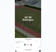 Kleine Seitenvorschau von sc08reilingen.de