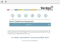 Seitenvorschau von online.verden.de