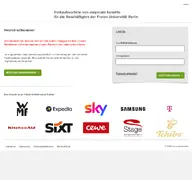 Kleine Seitenvorschau von fub.mitarbeiterangebote.de