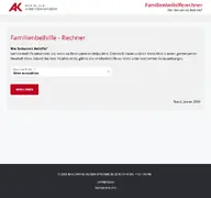 Kleine Seitenvorschau von familienbeihilfe.arbeiterkammer.at